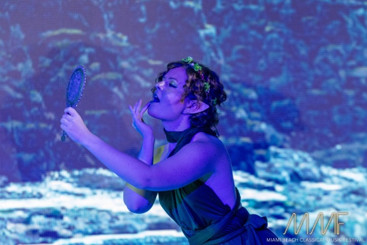 Molly Hotek dressed as Cupid in Venus