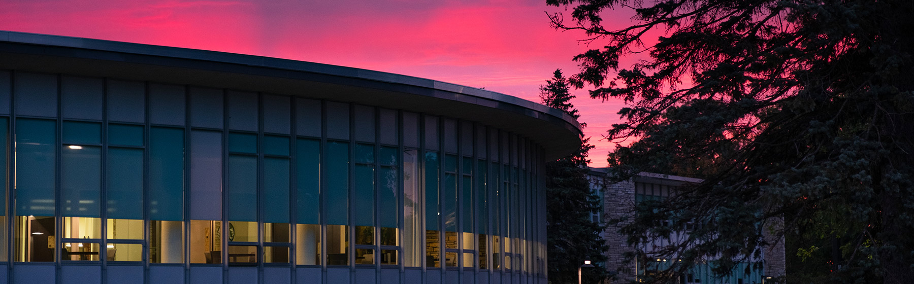 Bovee Center at sunset